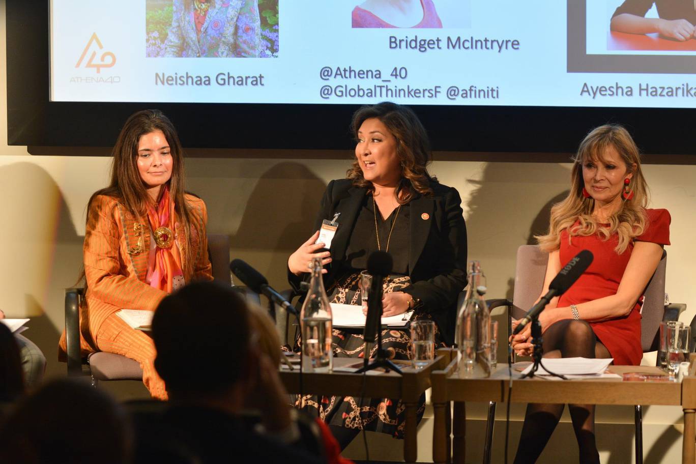 Athena 40 Global Thinkers Forum London Ayesha Hazarika Neishaa Gharat Annabel Karmel 1